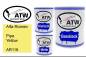 Preview: Alfa-Romeo, Pipe Yellow, AR116: 1L Lackdose + 1L Klarlack + 500ml Härter - Set, von ATW Autoteile West.